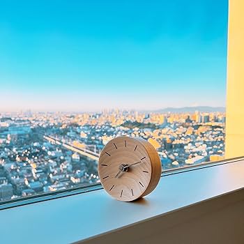 Amazon.co.jp: WOOD SHOW 置時計 木製 おしゃれ アナログ